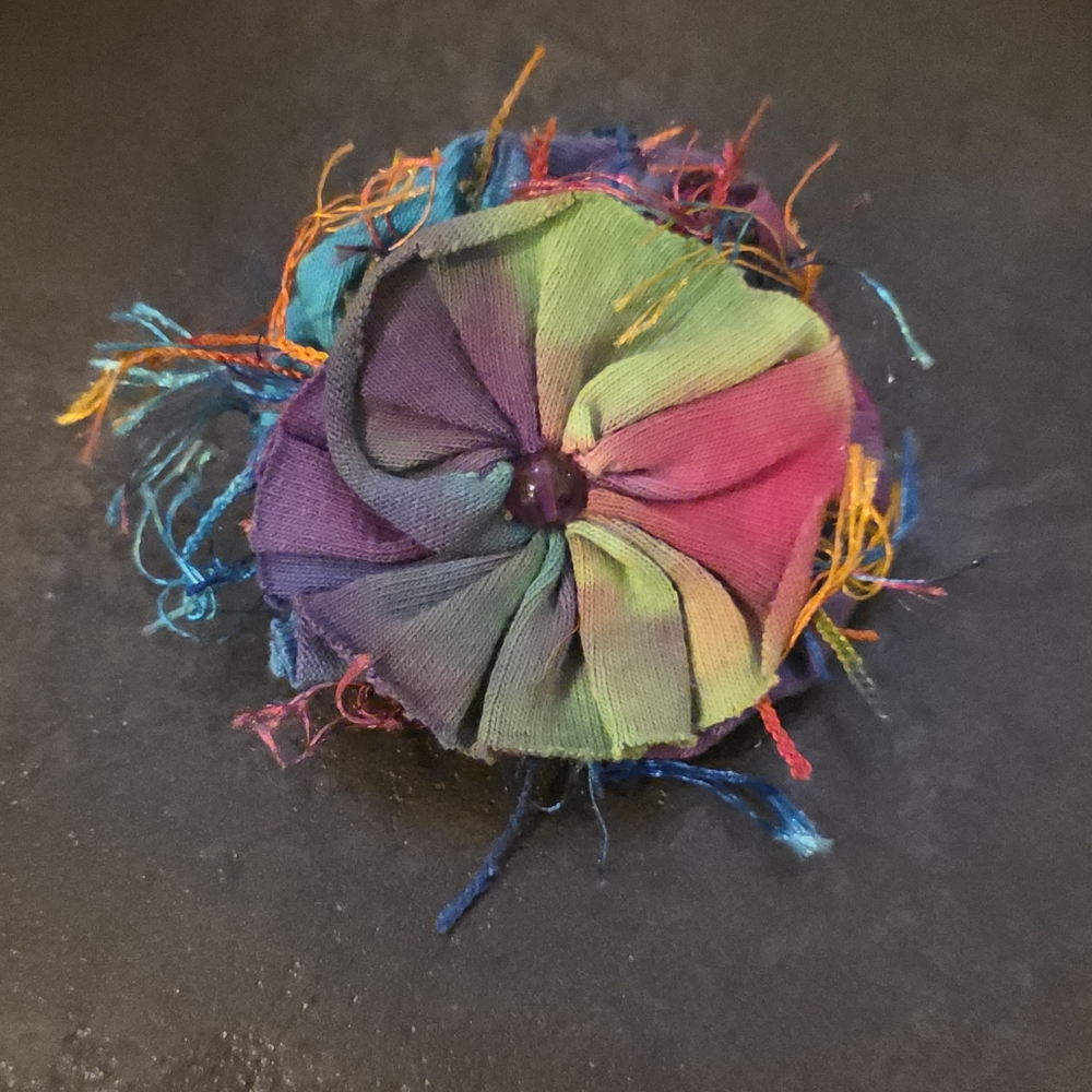 Yo-Yo Style Artisan Thread-Wrapped Statement Neck… - image 1